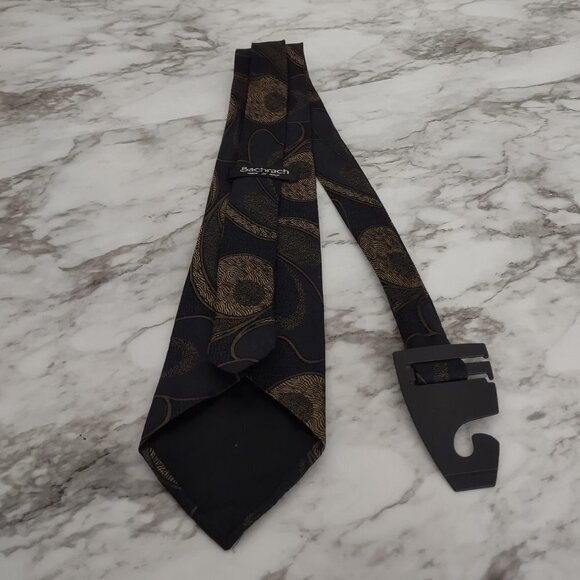 Bachrach Vintage Tie 100 % Seta Silk-Sone Made in Italy Retro Print Multicolor - Picture 4 of 8